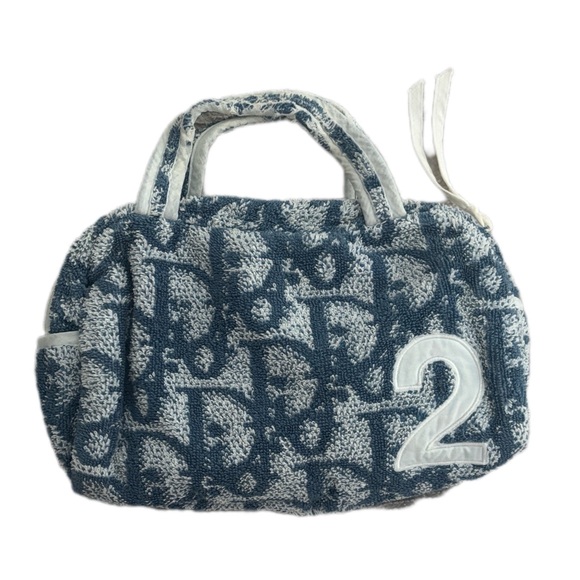 Dior Handbags - Christian Dior Y2K Trotter Terry Cloth Mini Tote Bag